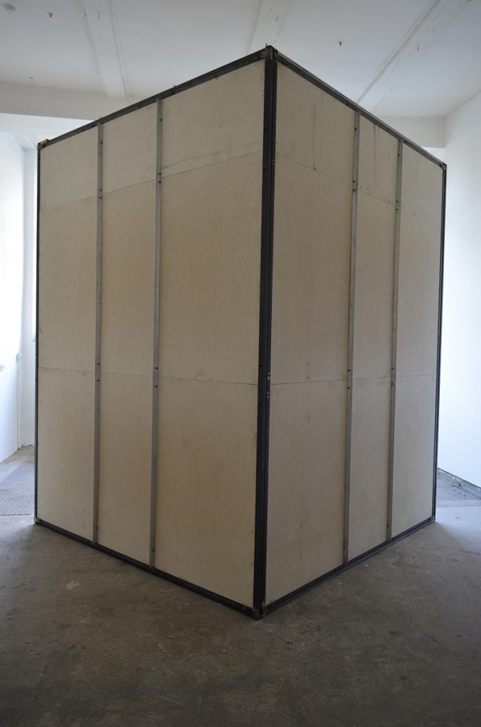 The Cell of the Lines-Steel Prfiles, Multiplex wooden Boards and Steel Sheets-2019-294x234x227 cm 1